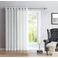 thumbnail image 1 of THD Extra Wide Sheer Voile Patio Door Grommet Curtain Panel for Sliding Doors - Single Panel - 100" inches wide, 1 of 4