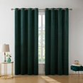 thumbnail image 1 of THD Grace Velvet Premium Soft Grommet Window Treatment Curtain Drapery Panels - Set of 2 Panels, 1 of 35