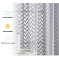 thumbnail image 1 of THD Herringbone Lace Thick Semi Sheer Premium Grommet Top Window Curtain Panels  - Pair, 1 of 54