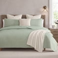 thumbnail image 1 of THD Loren - 3 Piece Full Queen Size Quilt Set, Lightweight Queen Bedspread Coverlet Set (Full/Queen, Sage Green), 1 of 7