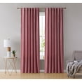 thumbnail image 1 of THD Maria Premium Soft Velvet Back Tab Rod Pocket Window Treatment Curtains for Bedroom & Living Room - Set of 2, 1 of 7