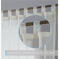 thumbnail image 1 of THD Marni Sheer Voile Tab Top Window Curtain Panels for Living room & Bedroom, Set of 2 panels, 1 of 30