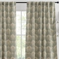thumbnail image 1 of THD Matty Paisley Damask Patterned Window Back Tab Rod Pocket Curtains Bedroom - Light Blocking Darkening Window Panels, Set of 2 (Green/Yellow, 52 W x 84 L), 1 of 1