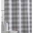 thumbnail image 1 of THD Meadow Buffalo 100% Complete Blackout Thermal Insulated Energy Savings Grommet Curtain Panels, Pair, 1 of 42