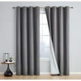 thumbnail image 1 of THD Passaic Geometric 100% Blackout Total Privacy Energy Efficiency Window Grommet Curtains - Pair, 1 of 35