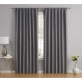 thumbnail image 1 of THD Riley Moroccan 100% Complete Blackout Thermal Insulated Back Tab Rod Pocket Curtain Panels, Pair, 1 of 54
