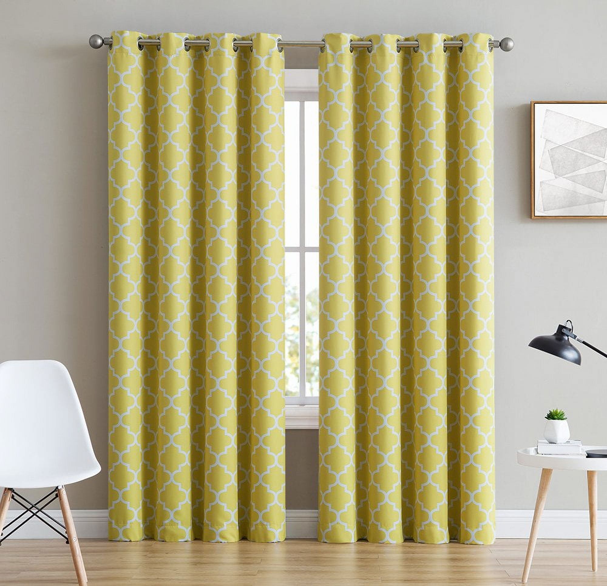 THD Royal Lattice Decorative Blackout Thermal Privacy Room Darkening