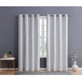 thumbnail image 1 of THD Sophia 100% Complete Blackout Privacy Energy Efficient Grommet Window Treatment Curtains - Pair, 1 of 7