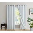 thumbnail image 1 of THD Virginia 100% Blackout Grommet Total Privacy Curtain Panels - Set of 2, 1 of 61