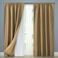 thumbnail image 1 of THD White Thermal 100% Blackout Curtain Liner for Complete Darkness, Energy Efficiency, & Privacy - Grommet or Rod Pocket - 2 Panels, 1 of 2