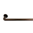 thumbnail image 1 of THD Wrap Around Room Darkening Grommet Curtain Rod & Bracket Set - Adjustable Telescoping Curtain Rod - Sturdy Rustproof Pipe 1" Diameter for Heavy Blackout Drapes - 86" to 144" Inch - Bronze, 1 of 5