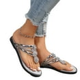 thumbnail image 1 of THDHVS Beach Sandals,Womens Sandals Comfortable,Womens Sandals Comfortable Arch Support Sandals Summer Walking Shoes Casual Ankle Elastic Flip Flops Shoes Silver 6, 1 of 6