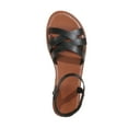 thumbnail image 1 of THDHVS Flat Sandals for Women,Sandals Women,Fashion Women's Open Toe Elastic Ankle Strap Flat Summer Sandals Black 8.5, 1 of 6
