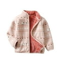 thumbnail image 1 of THDHVS Boys Jacket,Jacket for Boys,Toddler Fleece Jacket Hoodless Zip-up with Pocket for Lightweight Warmth Pink 1-2 Years, 1 of 2