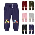 thumbnail image 1 of THDHVS Boys Sweatpants,Girls Side Pocket Sweatpants Straight Leg Elastic Waist Fall,Boys Joggers Green 9-10 Years, 1 of 4