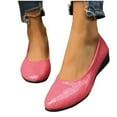 thumbnail image 1 of THDHVS Womens Wedge Sandals,Wedge Sandals for Women,Fashion Women Casual Pointed Head Comfy Casual Shoes Pink 9, 1 of 7