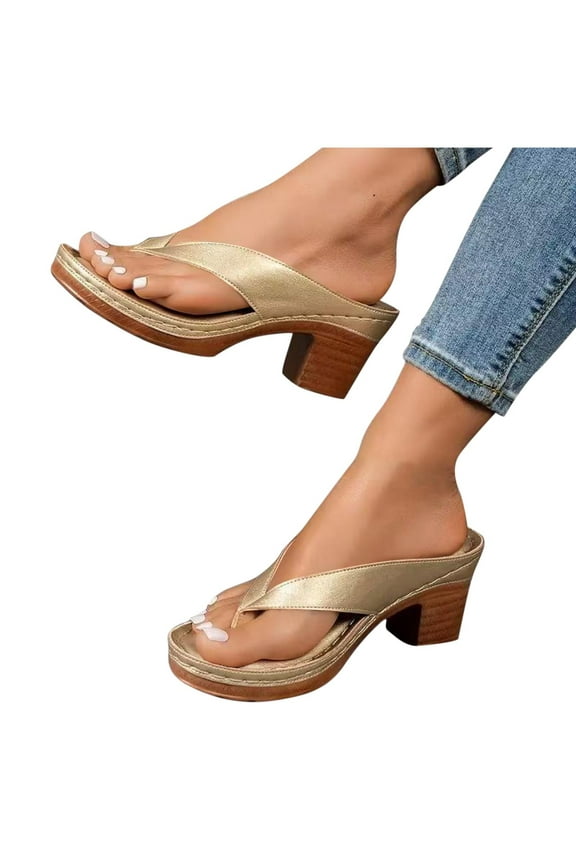 Casual Shoes for Women,Womens Dress Shoes,Women's Fashion Casual Large Size Spring and Summer Breathable Wedge Sandals Rose Gold 6