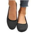 thumbnail image 1 of THDHVS Casual Shoes for Women,Womens Dress Shoes,Women's Pointed-Toe Flat Dark Gray 9.5, 1 of 6