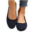 thumbnail image 1 of THDHVS Casual Shoes for Women,Womens Dress Shoes,Women's Pointed-Toe Flat Navy 9, 1 of 7