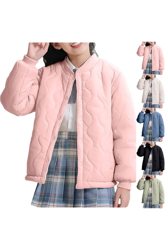 Girls Jacket,Toddler Jacket Lightweight Softshell Jacket with Full Zip and Raglan Sleeves for Easy Dressing and Wear Beige 5-6 Years