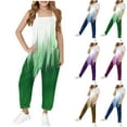 thumbnail image 1 of THDHVS Girls Overalls,Casual Jumpsuits Sleeveless Summer Rompers Long Pants with Pockets for, 1 of 7