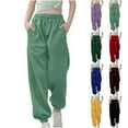 thumbnail image 1 of THDHVS Girls Sweatpants,Girls Wide Leg Sweatpants Solid Color Jogger Pants with Pockets for Girls Comfortable Casual Wear Coffee, 1 of 7