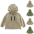 thumbnail image 1 of THDHVS Hoodies for Boys,Boys Hoodies,Kids Hoodie Solid Color Hooded Pullover Long Sleeve with Front Pocket and Adjustable Drawstring for Kids Sweatshirts Green 5-6 Years, 1 of 7