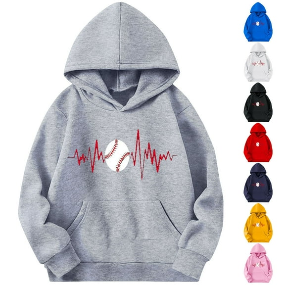 THDHVS Long Sleeve Shirts for Boys,Kids Long Sleeve Shirt,Boys Girls Hooded Sweatshirt Fleece Pullover Hoodies Long Sleeve Warm Hoodie Sweatshirts with Pocket for Kids Yellow 11-12 Years
