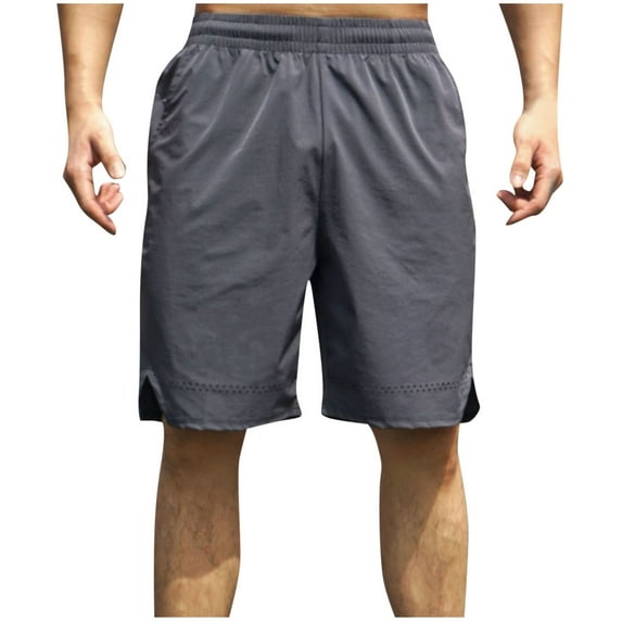 THDHVS Men's Shorts,Shorts Men,Fashion Men's Carpenter Breathable Work Shorts Available in Tall Dark Gray L