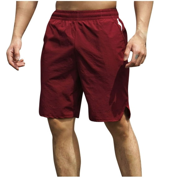 THDHVS Shorts Men,Fashion Men's Carpenter Breathable Work Shorts Available in Tall Red XL