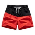thumbnail image 1 of THDHVS Shorts Men,Men's Classic Cargo Stretch Short Casual Beach Shorts Red L, 1 of 7