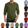 thumbnail image 1 of THDHVS Mens Long Sleeve Shirt, Mens Print Athletic Tee Long Sleeve Moisture Wicking Sportswear Top, 1 of 5