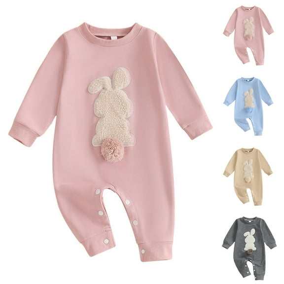 THDHVS Newborn Girl Clothes,Baby Boy Outfits,Baby Soft Pajamas Zip Up Preemie Newborn Long Sleeve Onesie Pjs Blue 0-3 Months