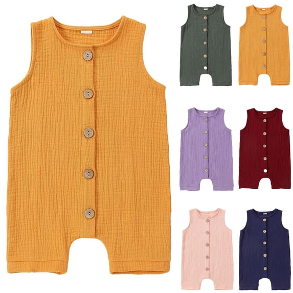 THDHVS Newborn Onesies,Solid Color Cotton Short Sleeve Romper for Newborn Baby Summer Wear Lightweight and Everyday Comfortable,Baby Boy Clothes 3-6 Months