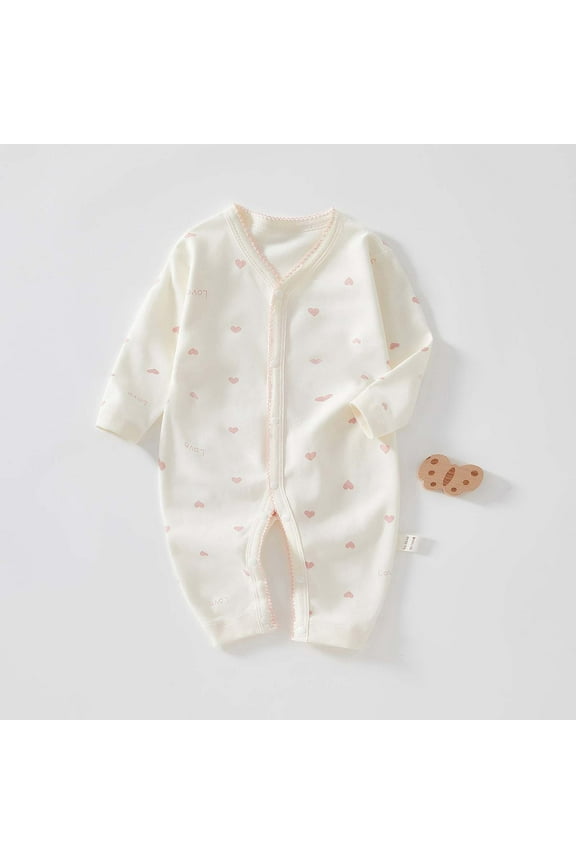 Newborn Sleepers,Baby Boy Clothes,Long Sleeve Onsies for Girls Boys Bodysuits Newborn Infant Ribbed Fall Baby Girl Romper Undershirt White 0-3 Months