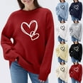 thumbnail image 1 of THDHVS Sweaters for Women,Womens Sweaters,Women's Casual Sweater with Relaxed Fits Long Sleeve and Crew Neck Knit Top Provides Lightweight Warmth for Everyday Comfortable L, 1 of 7