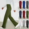 thumbnail image 1 of THDHVS Sweatpants Women,Joggers for Women,Solid Color Gabardine Pants Elastic Waist Relaxed Fits with Side Pockets Army Green, 1 of 10
