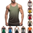thumbnail image 1 of THDHVS Tank Tops Men,Shirts for Men,Mens Racerback Tank Top Ombre Print Sleeveless for Workout Athletic Wear, 1 of 5