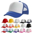 thumbnail image 1 of THDHVS Toddler Baseball Hat,Kids HatSolid Color Mesh Baseball Cap Breathable UPF Sun Protection Lightweight Casual Summer Hat for Kids A Free Size, 1 of 4