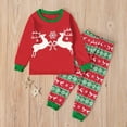 thumbnail image 1 of THDHVS Toddler Outfits for Boys,Toddler Boy Outfits,Kids Christmas Print Long Sleeve Top and Pants 2-PC Set Comfortable Casual Sportswear Homewear Set Red 5-6 Years, 1 of 7