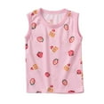 thumbnail image 1 of THDHVS Toddler Shirts, Baby Girl Clothes, Womens Tank Tops Summer Cute Print T Shirts Sleeveless Casual Loose Blouses Pink 2-3 Years, 1 of 3