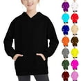 thumbnail image 1 of THDHVS Toddler Shirts,Girls T Shirts,Crewneck Oversized Hooded Sweatshirt Kids Fashion Long Sleeve Pullover For Girls and Boys White 7-8 Years, 1 of 7