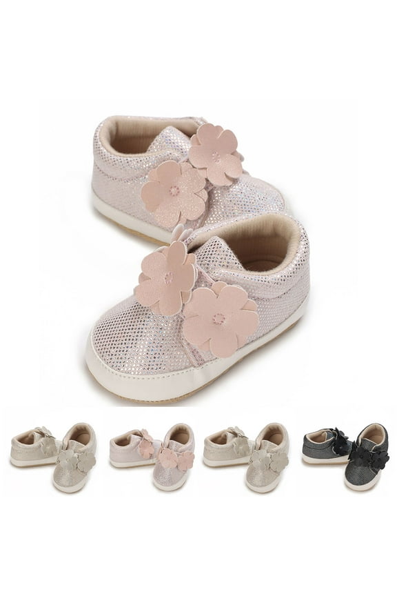 Toddler Sneakers,Shoes for Girls,Infant Walking Shoes for 6-12 Months with Breathable Mesh Flexible Sole and Slip-Resistant for Outdoor Play and First Steps Gold 9-12 Months