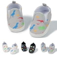thumbnail image 1 of THDHVS Toddler Sneakers,Shoes for Boys,Kid's Print Flat Bottomed Breathable Soft Sole Walking Shoes Outdoor Casual Running Shoes Gray 6-12 Months, 1 of 7