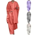 thumbnail image 1 of THDHVS Two Piece Sets for Women,Plus Size Fashion,Women's 2 Piece Sets Casual Button Down Shirt Wide Leg Pants Outfit Loungewear Tracksuit Red 5XL, 1 of 8