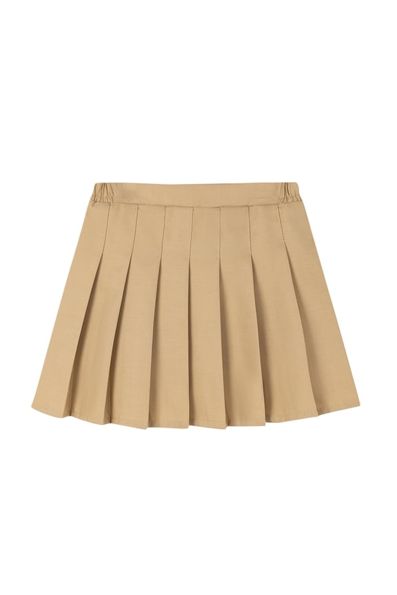 Uniform Skirts for Girls,Girls Skorts,Girls Pleated Skirt with Built In Safety Shorts Year Round Wear Solid Color for School or Casual Outfits