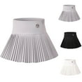 thumbnail image 1 of THDHVS Uniform Skirts for Girls,Pleated Skirt,Girls School Uniform Pull-on Scooter Skirt with Undershorts Black 6-7 Years, 1 of 7
