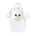 thumbnail image 1 of THDHVS Unisex Newborn Clothes,Toddler Outfits for Girls,Newborn Fall Winter Long Sleeve Hooded Jumpsuit Velvet Romper for Infants Soft Warm Fleece Fabric White 3-6 Months, 1 of 2