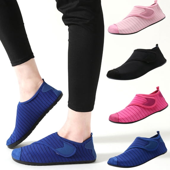 THDHVS Water Shoes,Swim Shoes,Unisex Water Shoes for Beach Snorkeling Anti Slip Protective Sole Aqua Socks Blue