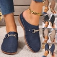 thumbnail image 1 of THDHVS Wedge Sandals for Women,Womens Sandals Dressy,Plus Size Women Solid Color Wedge Heel Closed Toe Slide Sandals Fashion Beige, 1 of 10